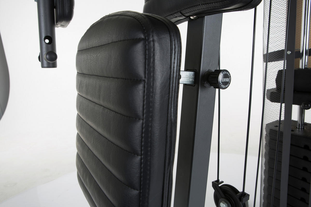 KRAFTGERÄT MULTI-GYMS ULTRA  - Dunkelgrau/Schwarz, MODERN, Kunststoff/Metall (105/200/167cm) - Hammer