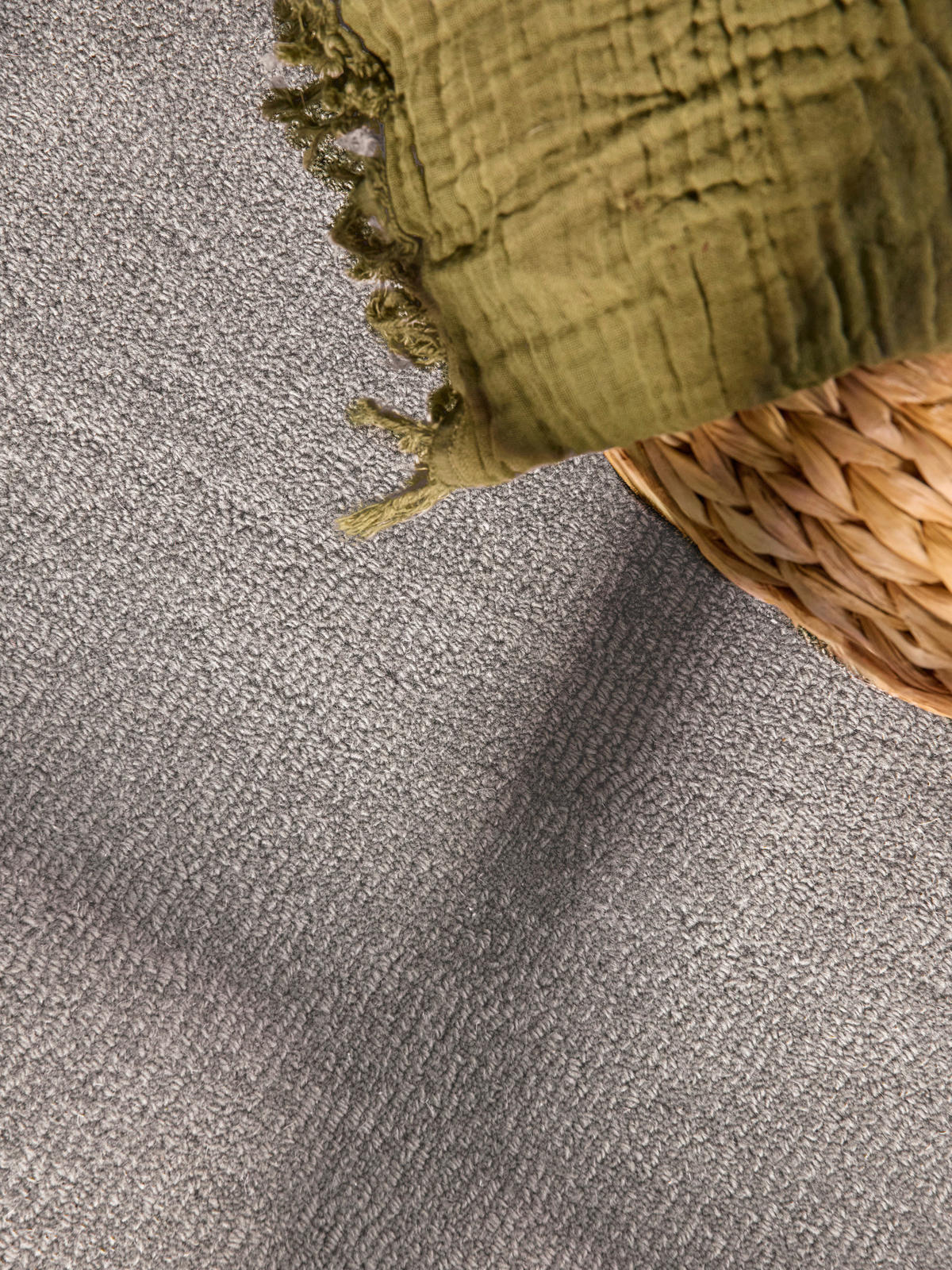 WOLLTEPPICH 150 cm Grau rund  - Grau, Basics, Textil (150cm) - Villeroy & Boch