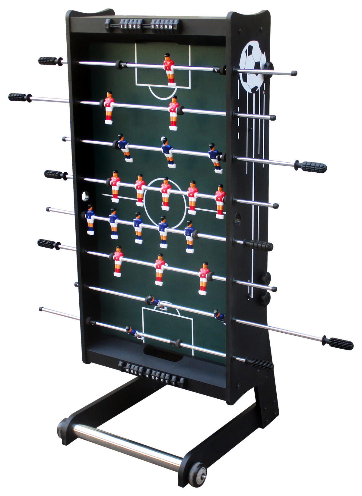 TISCHFUßBALL SKORPION KICK - Schwarz, MODERN, Holz (121/61/81cm) - Ambia Garden