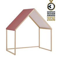 BALDAHIN  Little PAIDI House  - ružičasta, Basics, tekstil (97/235cm) - Paidi