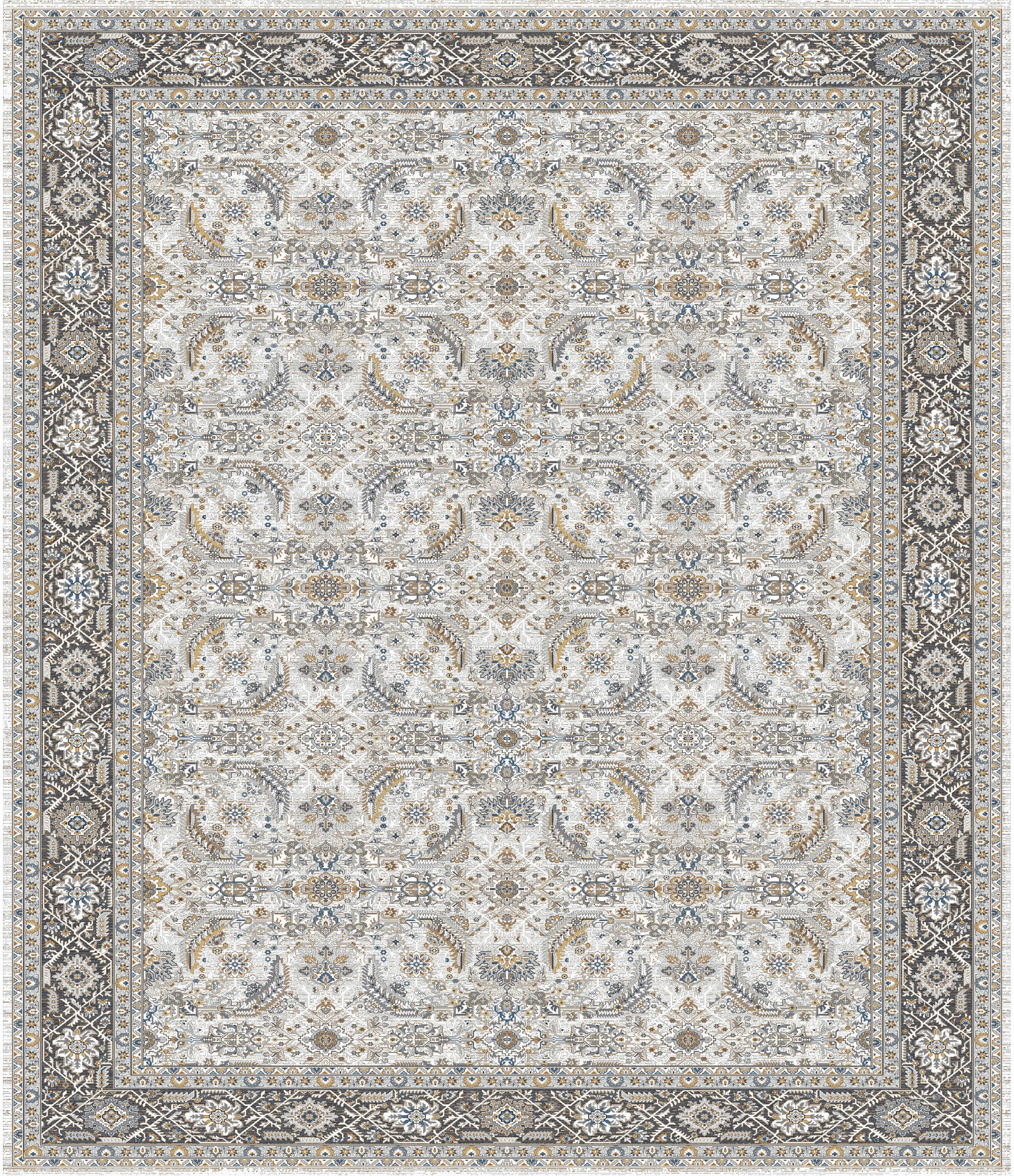 VINTAGE KOBEREC, 200/290 cm bílá - bílá, Design, textil (200/290cm) - Dieter Knoll