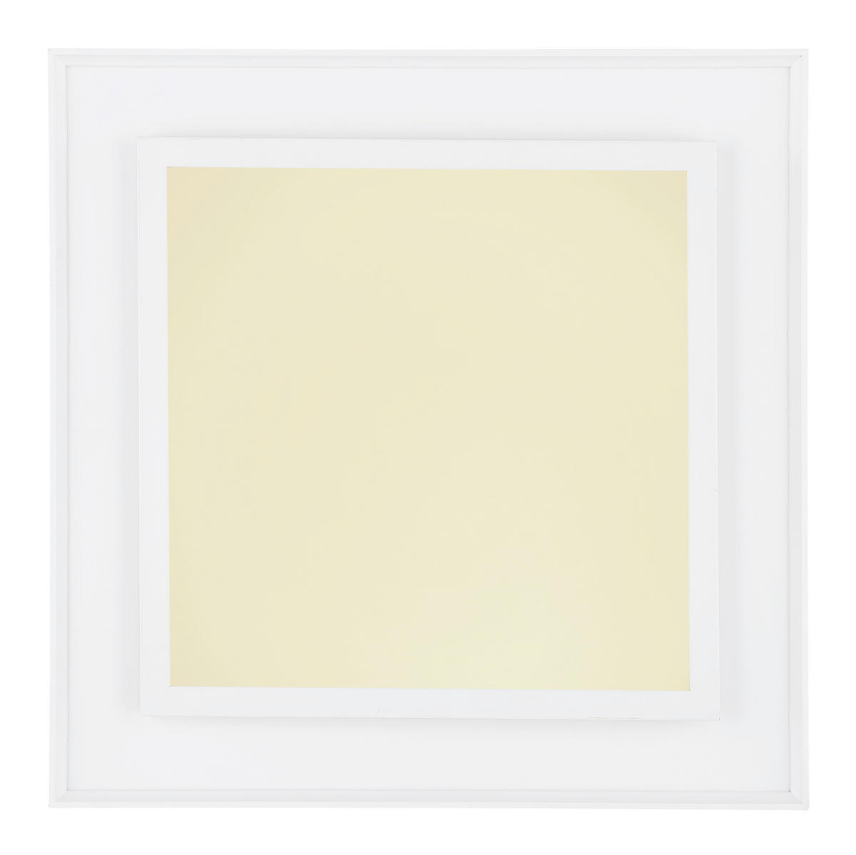 LED-DECKENLEUCHTE 24 W    44,3/44,3/6,3 cm  - Weiss, Design, Kunststoff/Metall (44,3/44,3/6,3cm) - Globo