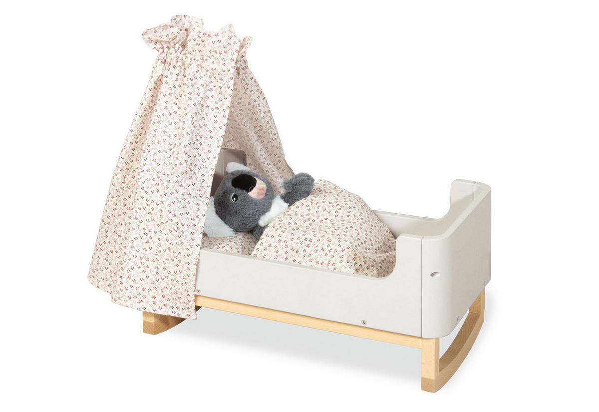 PUPPENWIEGE - Beige/Naturfarben, Basics, Holz (50/26/24cm) - Pinolino