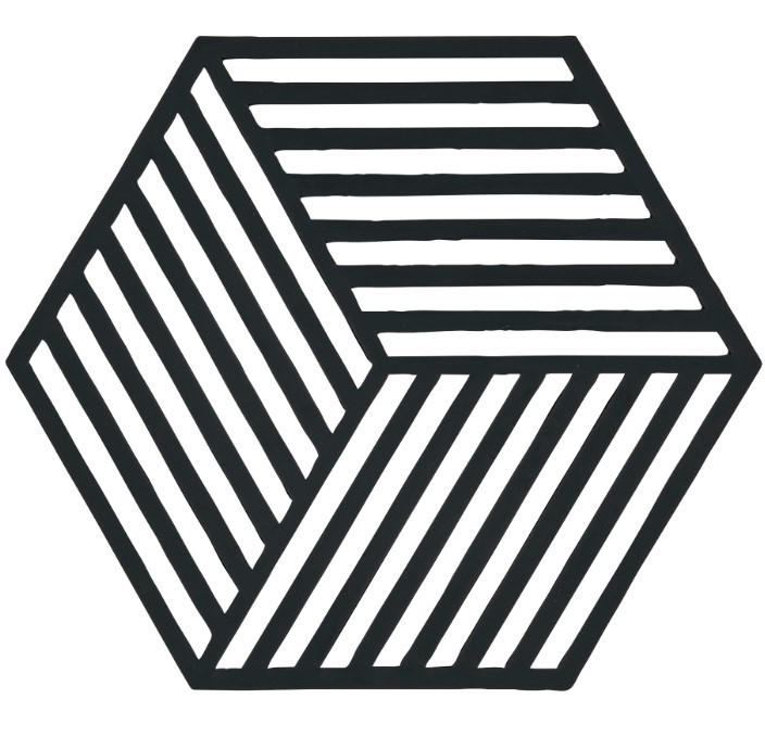 GRYTUNDERLÄGG   - svart, Basics, plast (16/14cm) - Zone Denmark