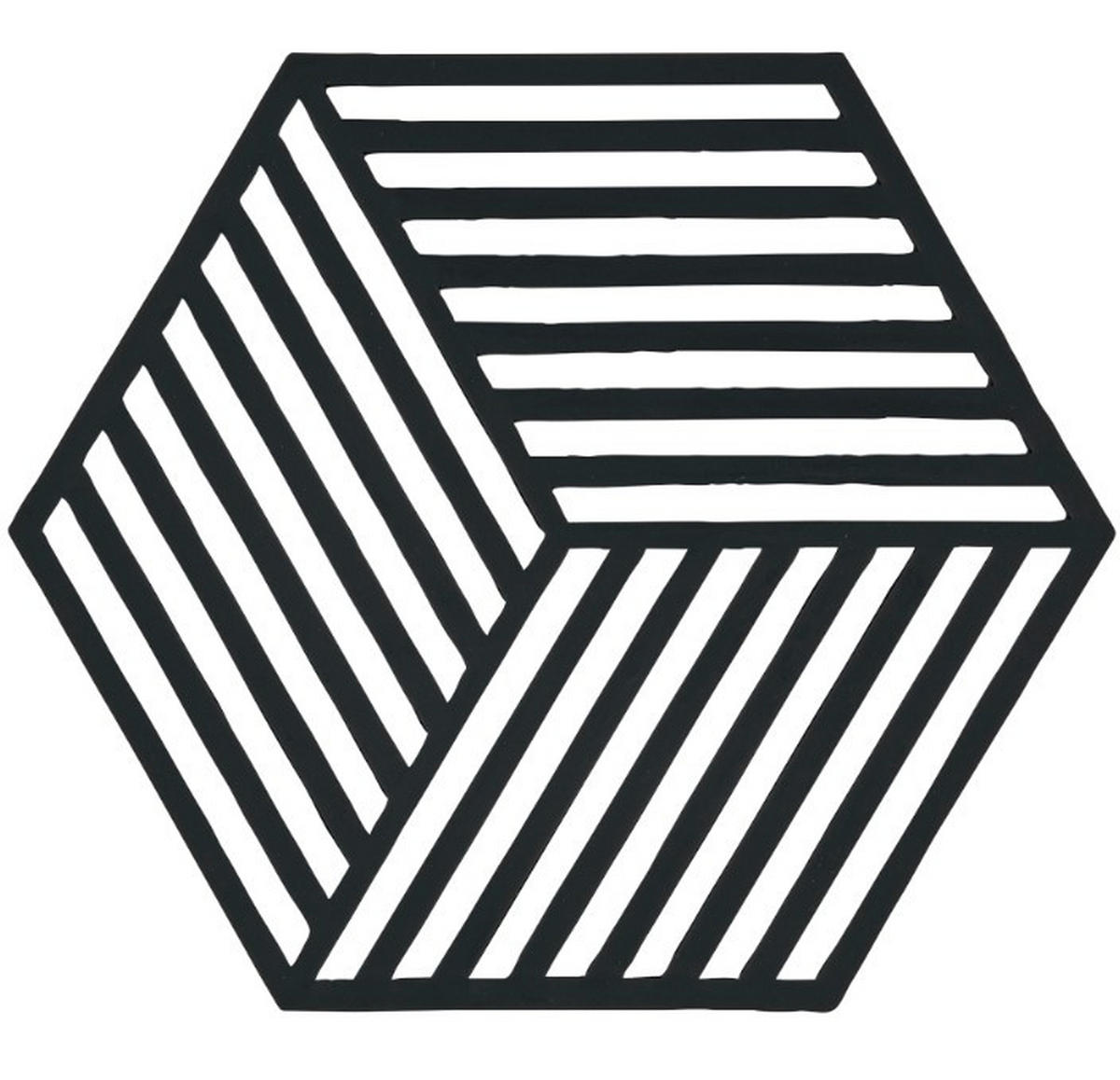 GRYTUNDERLÄGG   - svart, Basics, plast (16/14cm) - Zone Denmark
