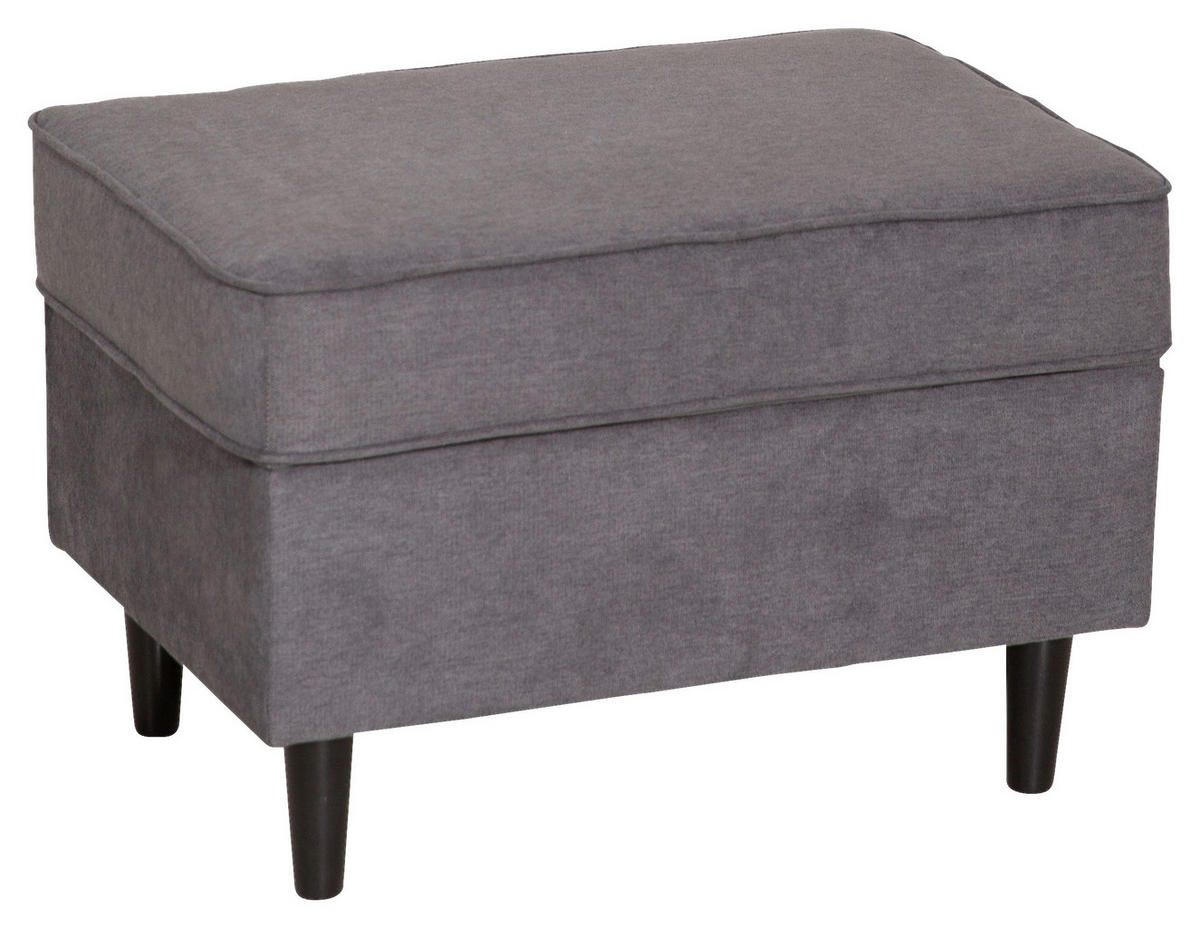 ÜLŐKE - sötétszürke, Basics, textil/fa (76/53/35cm) - Carryhome