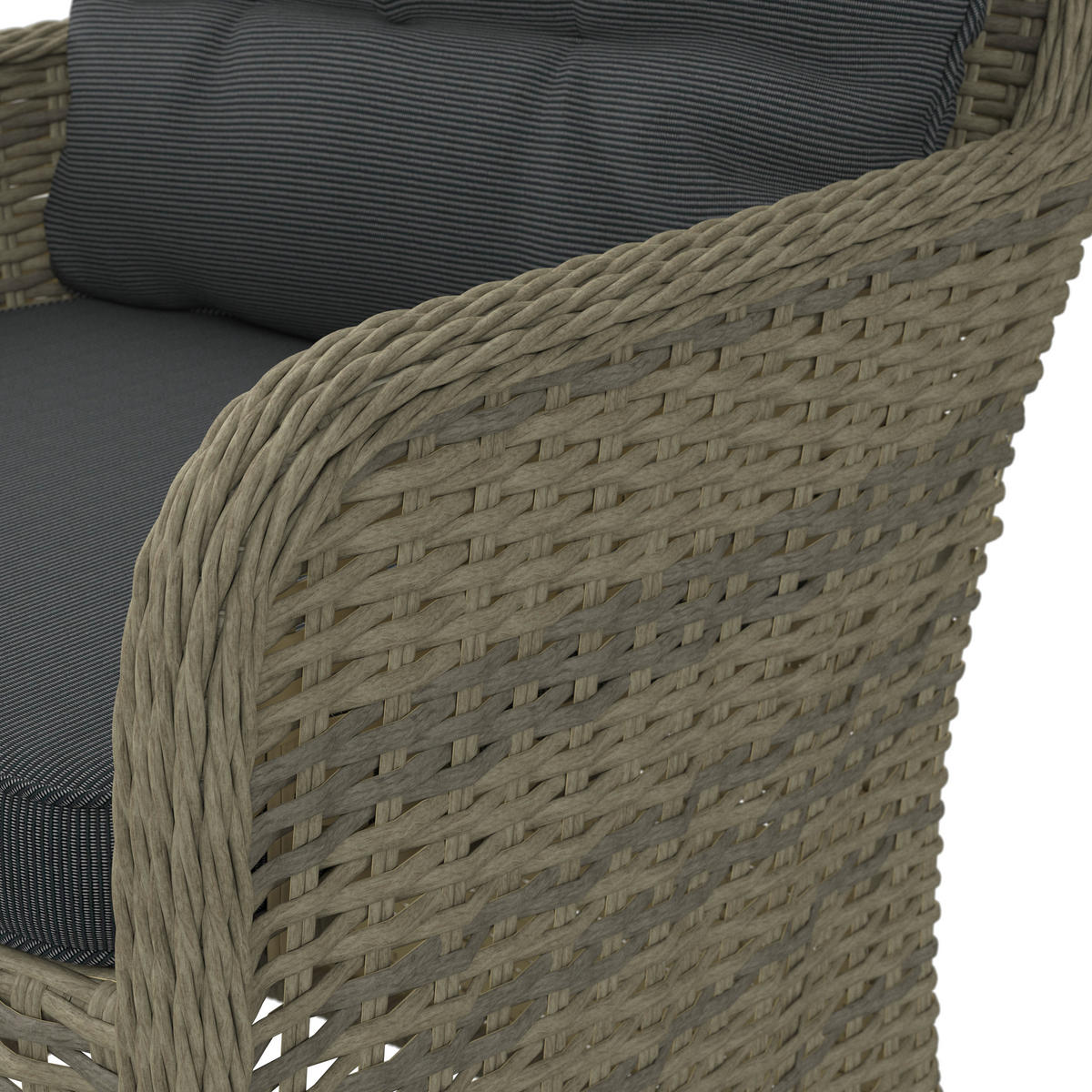BALKONSET  - Grau, MODERN, Glas/Kunststoff - Ambia Garden