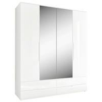 DREHTÜRENSCHRANK in Weiss  - Weiss, Modern, Holzwerkstoff (160/208/57cm) - MID.YOU