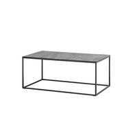 COUCHTISCH Sicherheitsglas 110/60/45 cm rechteckig Grau, Schwarz  - Schwarz/Grau, Design, Glas/Metall (110/60/45cm) - Xora