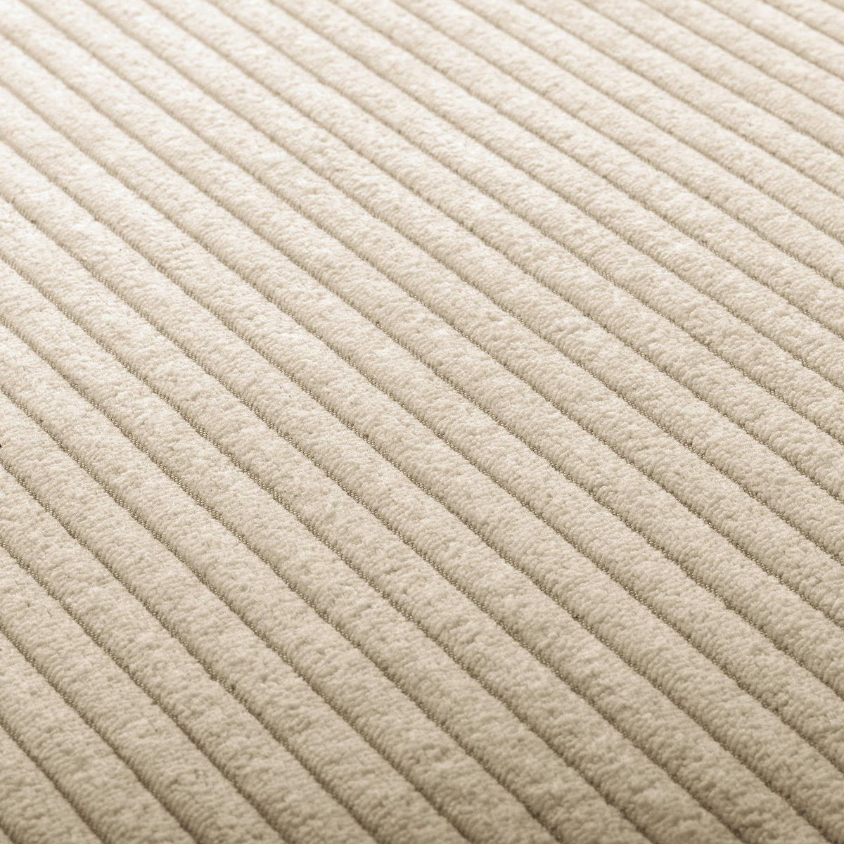 ECKSOFA RENO Beige Cord Relaxfunktion, Kopfteilverstellung  - Beige/Schwarz, Design, Kunststoff/Textil (248/184cm) - Livetastic