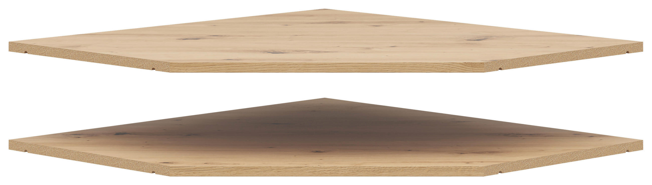 ECKBODEN in 96/1,5/74 cm - Eiche Artisan, MODERN, Holzwerkstoff (96/1,5/74cm) - Carryhome