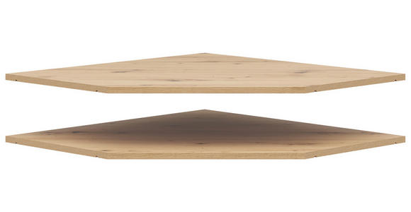 ECKBODEN 96/1,5/74 cm in - Eiche Artisan, MODERN, Holzwerkstoff (96/1,5/74cm) - Carryhome