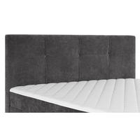 BOXBETT 160/200 cm  in Anthrazit  - Anthrazit/Schwarz, KONVENTIONELL, Holz/Textil (160/200cm) - Welnova