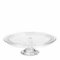 TORTATARTÓ ÁLLVÁNY   32/32/8,3 cm  - átlátszó, Basics, Üveg (32/32/8,3cm) - Leonardo