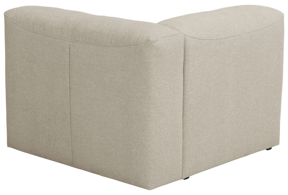 ECKELEMENT Flachgewebe  - Creme, Design, Kunststoff/Textil (100/73/100cm) - Max Winzer