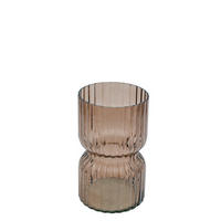 VÁZA  - szürke, Basics, Üveg (11,1/18cm)