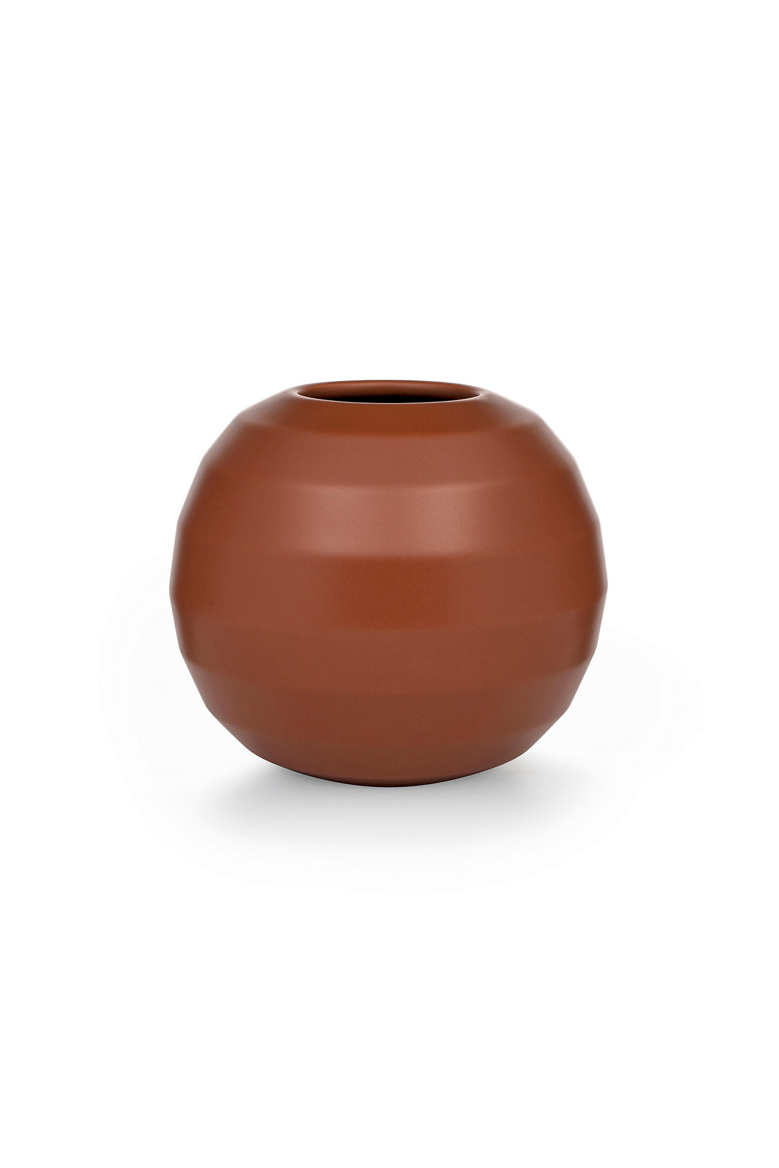 VASE 14 cm  - Rotbraun, Trend, Keramik (16/14cm) - Markslöjd