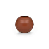 VASE 14 cm  - Rotbraun, Trend, Keramik (16/14cm) - Markslöjd