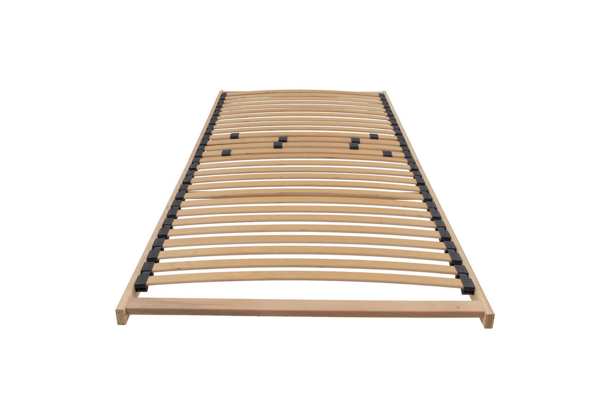 LATTENROST klappbar 140/200 cm Mittelzone verstellbar, Birke  - Naturfarben, Basics, Holz (140/200cm) - MID.YOU