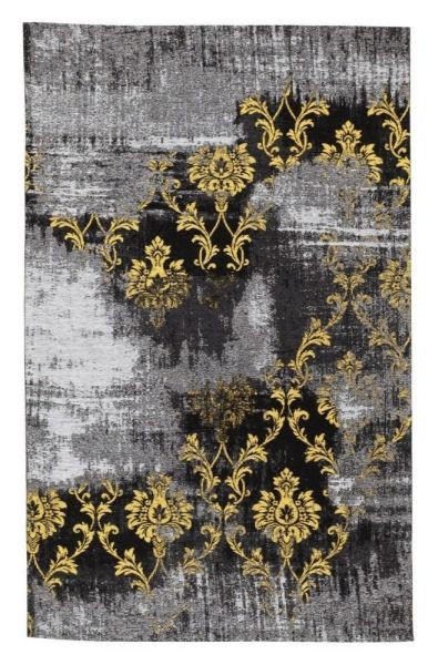 Novel Vintage-Teppich Diana Melody Gelb, Grau 40x60 cm