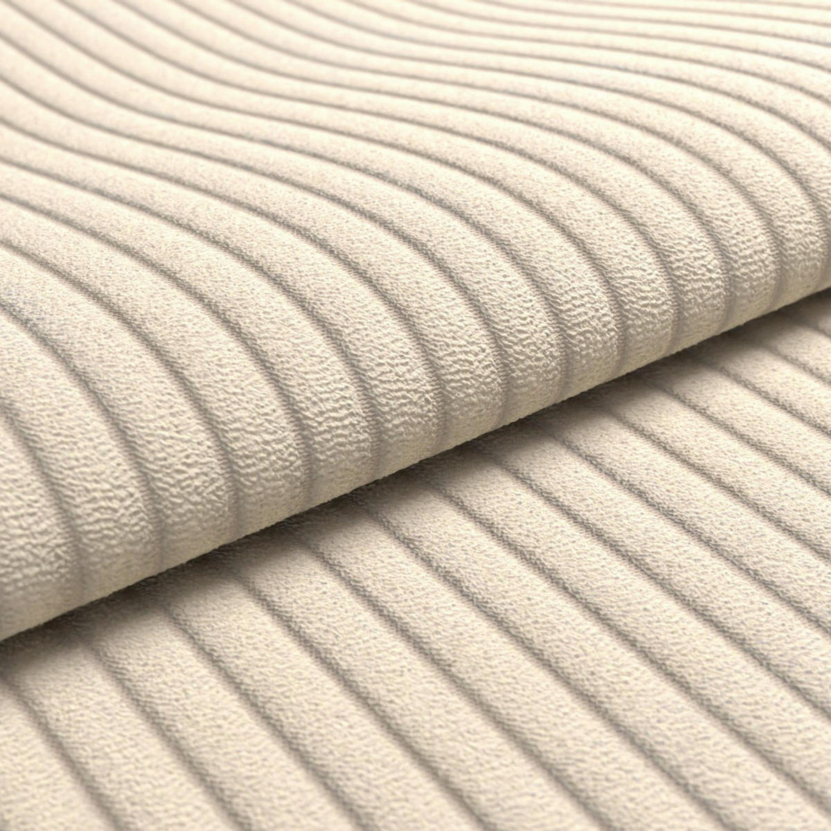 CHESTERFIELD-SOFA Cord Naturfarben  - Schwarz/Naturfarben, MODERN, Textil/Metall (160/94/95cm) - Pure Home Lifestyle