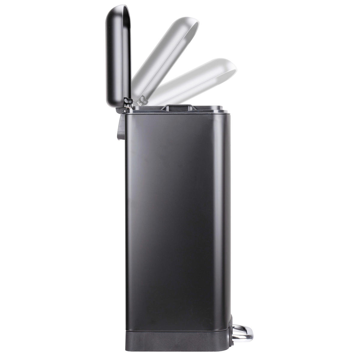 ABFALLSAMMLER 30 l  Metall  - Schwarz, Basics, Kunststoff/Metall (34,5/32,5/61,5cm) - Dirt Devil