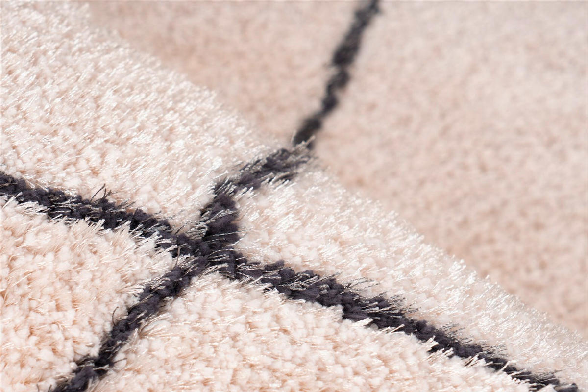HOCHFLORTEPPICH 80/150 cm Orlando 525 Elfenbein Creme  - Creme, KONVENTIONELL, Textil (80/150cm)