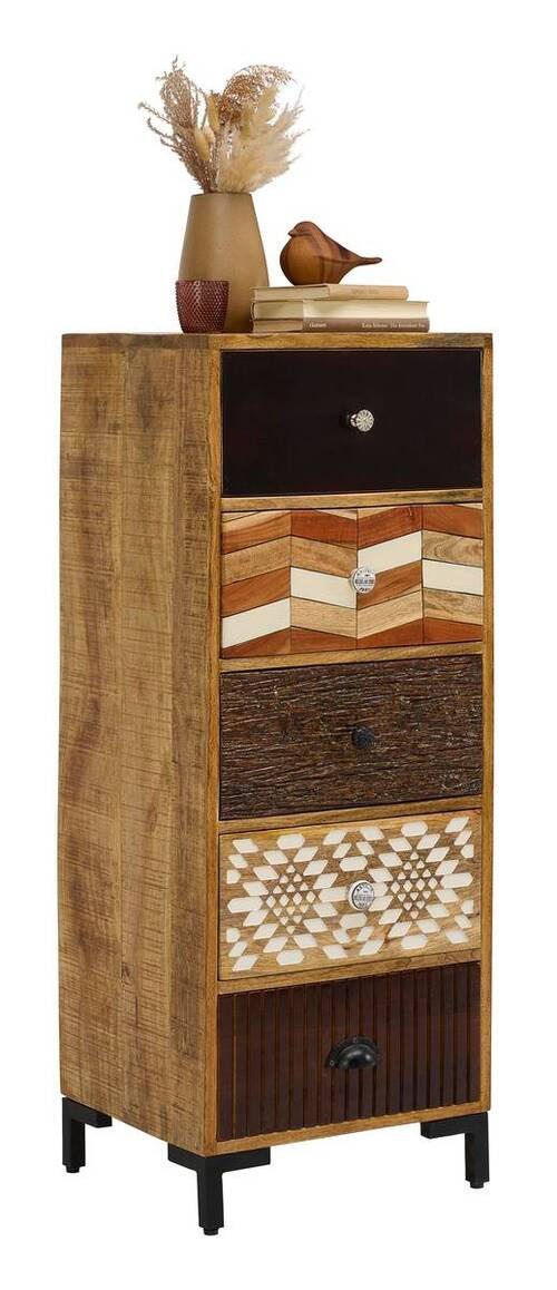 KOMMODE  in 46/120/40 cm  - Multicolor/Naturfarben, LIFESTYLE, Keramik/Holz (46/120/40cm) - Landscape