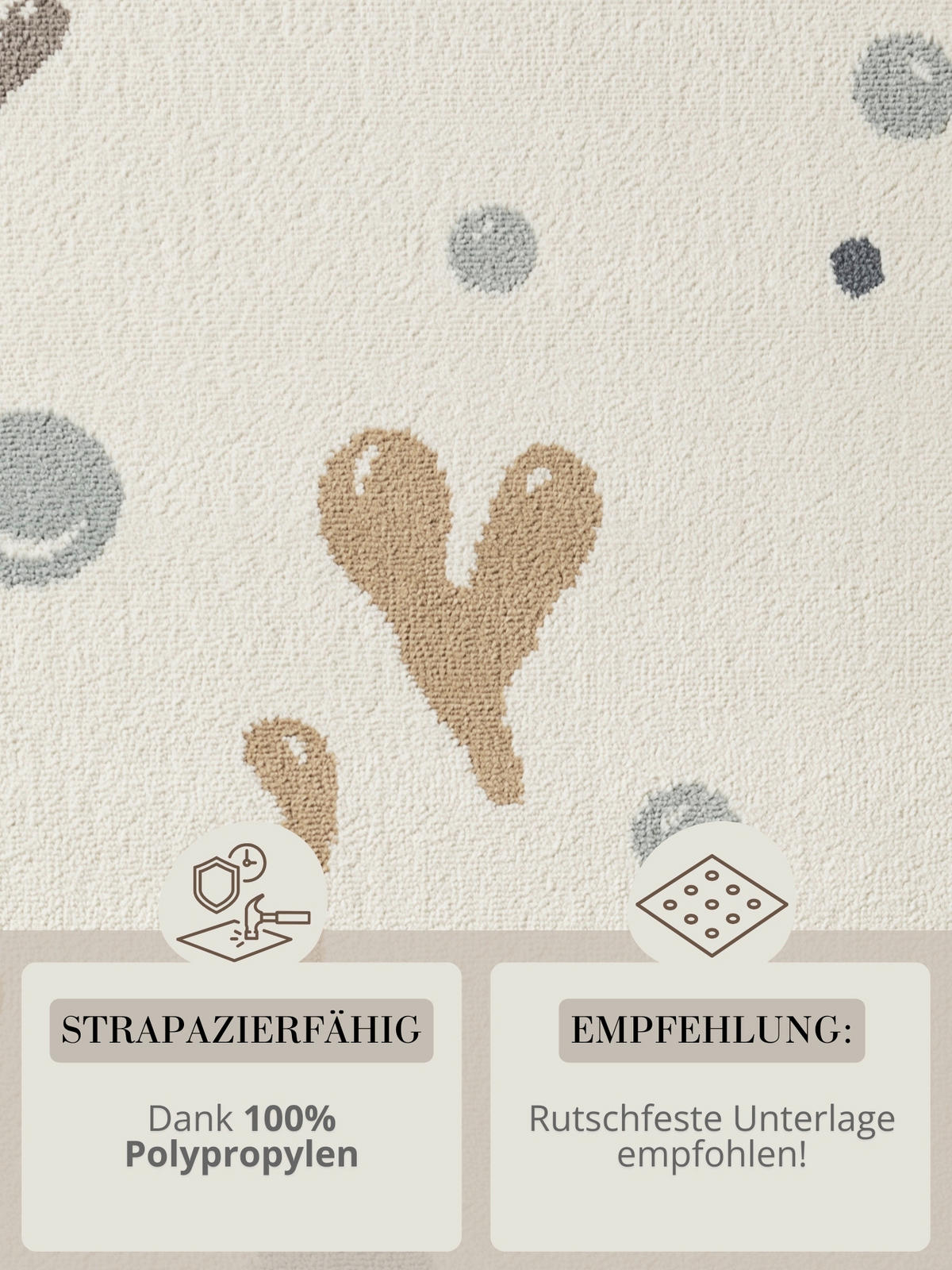 KINDERTEPPICH 120/170 cm Adventures Wal  - Multicolor/Creme, Design, Kunststoff/Textil (120/170cm) - Hanse Home