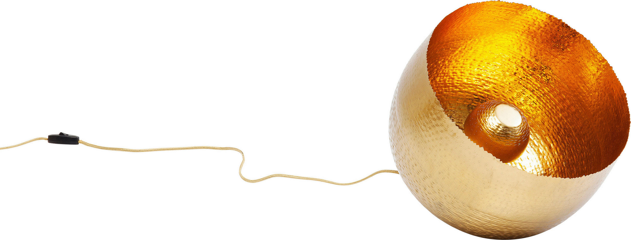 TISCHLEUCHTE 35/25 cm   - Messingfarben, Design, Metall (35/25cm) - Kare-Design