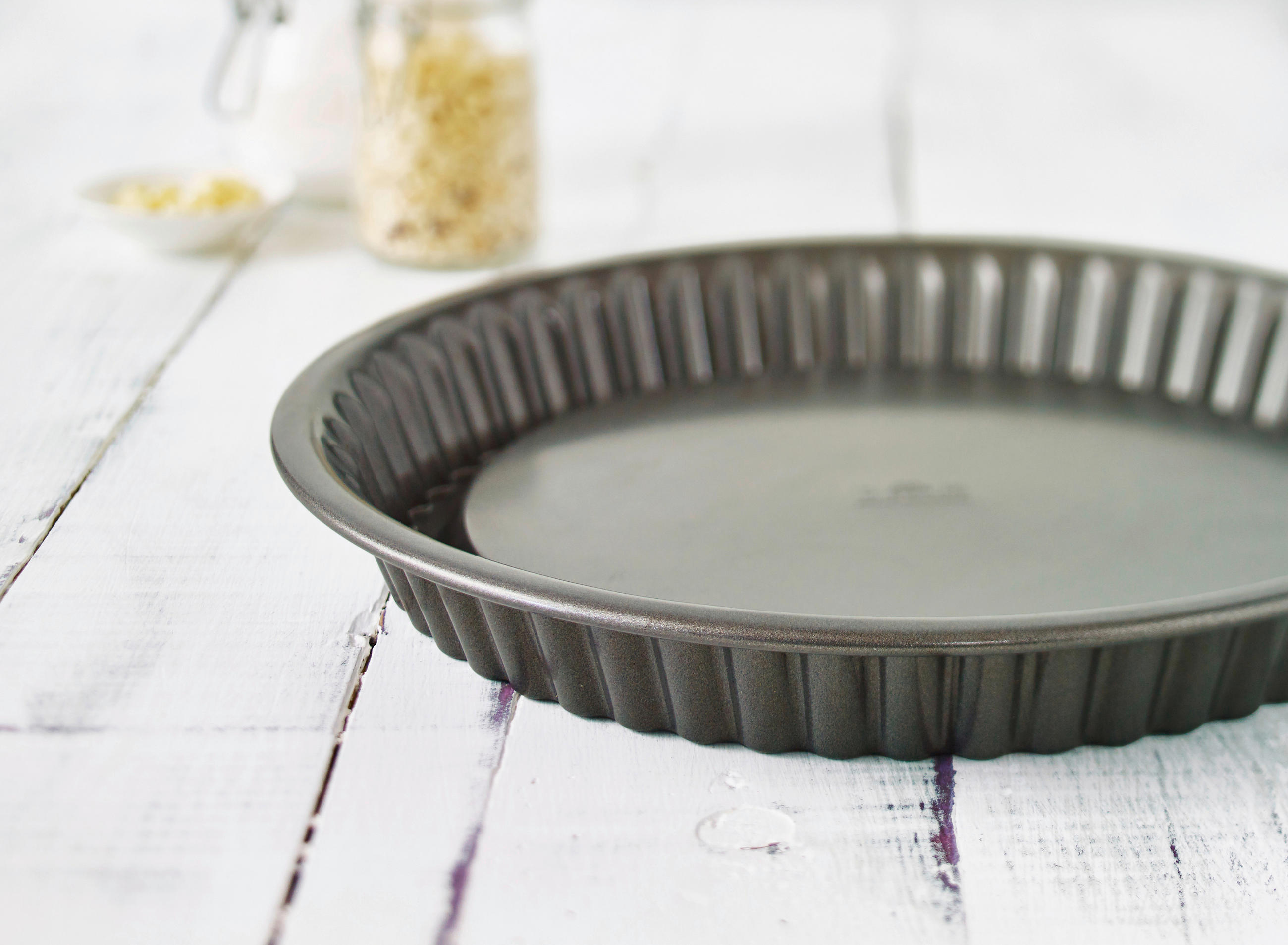 OBSTKUCHENFORM 30 cm  - Anthrazit, Basics, Metall (30cm) - Birkmann