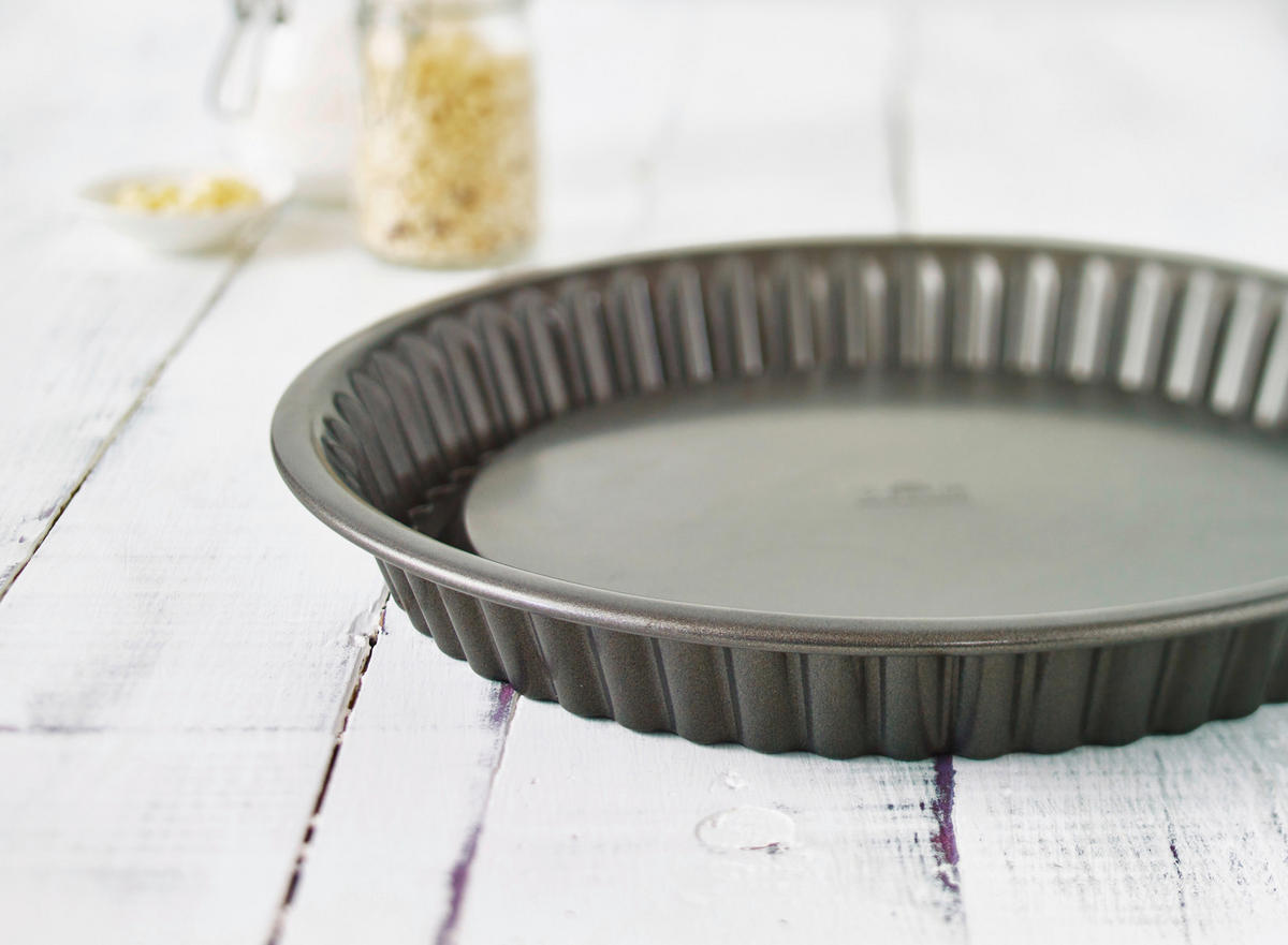 OBSTKUCHENFORM  - Anthrazit, Basics, Metall (30cm) - Birkmann