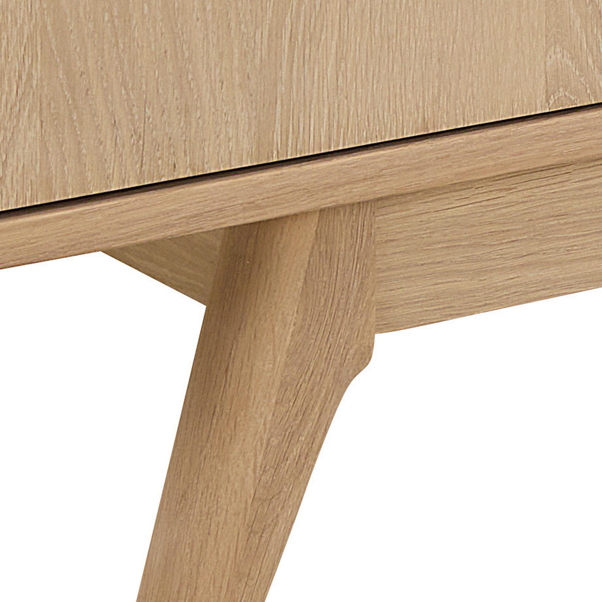 SKÄNK 180/75/40 cm  - vit/ekfärgad, Design, trämaterial (180/75/40cm) - MID.YOU