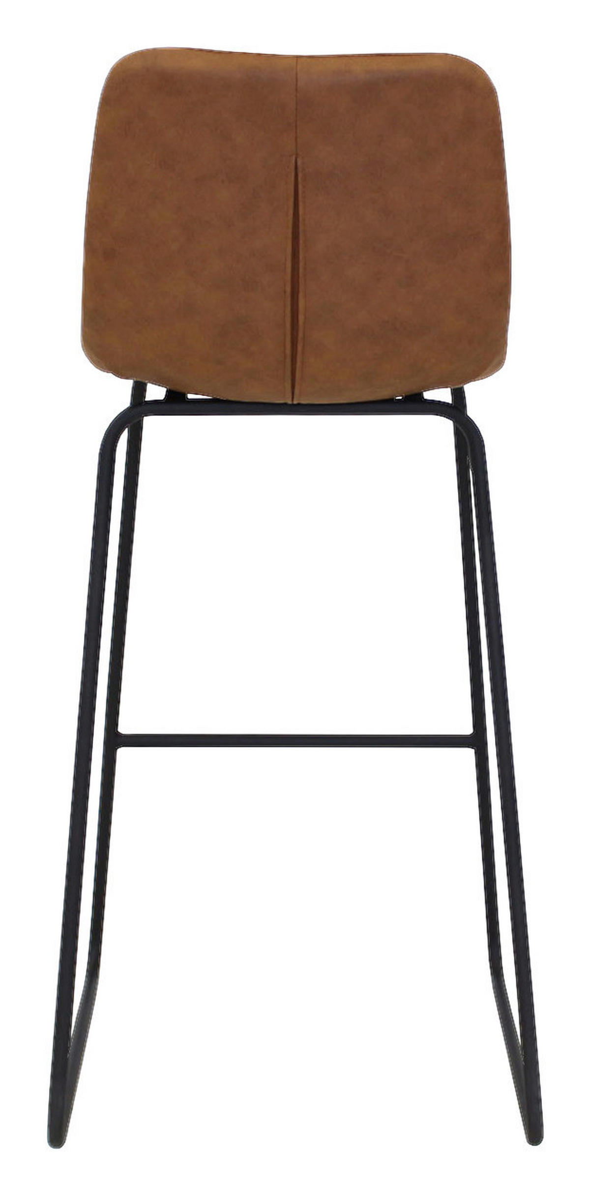 SADA BAROVÝCH ŽIDLÍ 2 kusy - černá/koňaková, Lifestyle, kov/plast (48/102/54cm) - MID.YOU