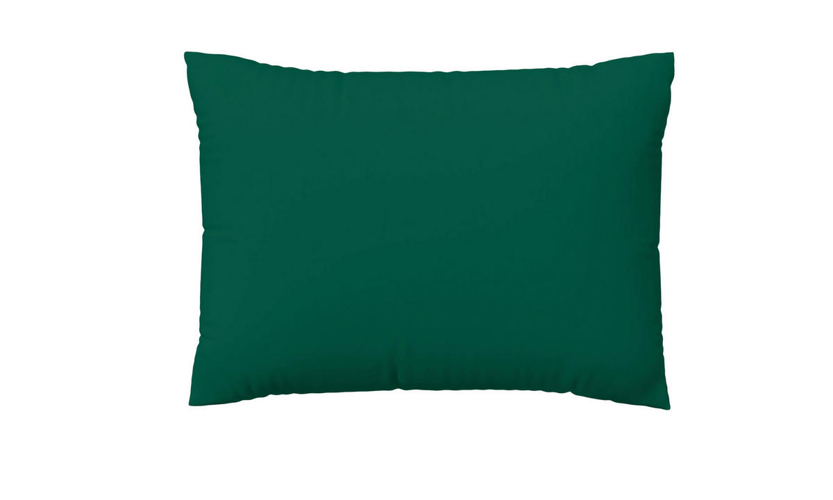 KISSENHÜLLE EASY JERSEY 40/60 cm  - Dunkelgrün, Basics, Textil (40/60cm) - Schlafgut