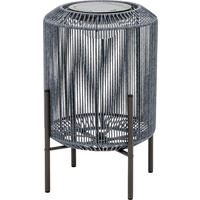 SOLÁRNÍ SVÍTIDLO, 30/43/30 cm - tmavě šedá, Design, kov/plast (30/43/30cm) - Ambia Garden