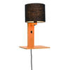 WANDLEUCHTE GOOD&MOJO  19/24/36 cm   - Schwarz/Naturfarben, Trend, Holz/Textil (19/24/36cm) - Good & Mojo