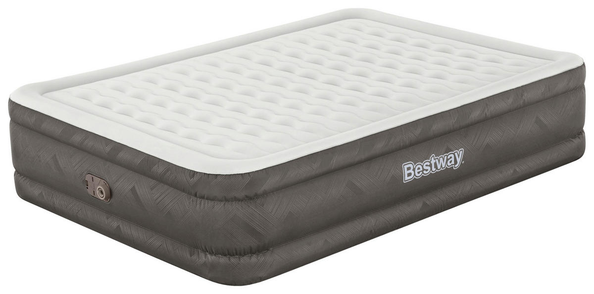 LUFTBETT FORTECH QUEEN 69050 Grau, Dunkelgrau  - Dunkelgrau/Grau, KONVENTIONELL, Kunststoff (203/152/46cm) - Bestway