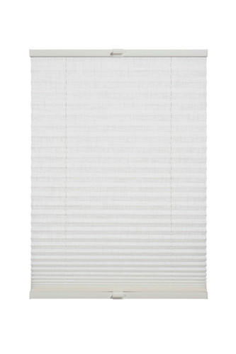 PLISSÉGARDIN vit 130/120 cm