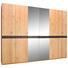 DREHTÜRENSCHRANK in furniert Balkeneiche Eichefarben - Chromfarben/Eichefarben, Natur, Holz/Holzwerkstoff (299,2/229,4/59,5cm) - Dieter Knoll DREHTÜRENSCHRANK in furniert Balkeneiche Eichefarben - Chromfarben/Eichefarben, Natur, Holz/Holzwerkstoff (299,2/229,4/59,5cm) - Dieter Knoll