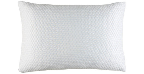 NACKENSTÜTZKISSEN 40/60 cm - Weiß/Hellblau, Basics, Textil (40/60cm) - Sleeptex