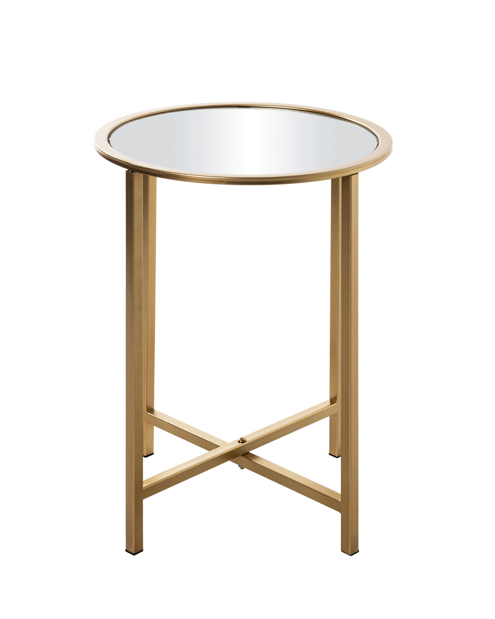 KLUB STOČIĆ  zlatna  - zlatna, Moderno, staklo/metal (39/39/53cm) - Carryhome
