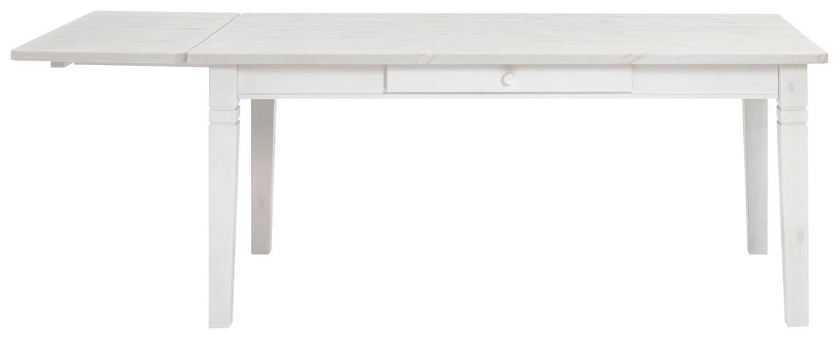 ESSTISCH in Holz 180/90/78 cm  - Weiß, ROMANTIK / LANDHAUS, Holz (180/90/78cm) - Boxxx