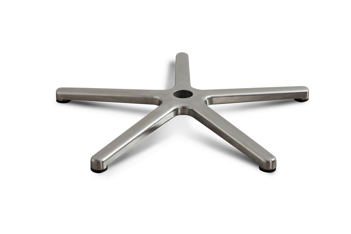 RELAXSESSEL Echtleder    - Edelstahlfarben/Gelb, KONVENTIONELL, Leder/Metall (70/110/80cm) - Cantus