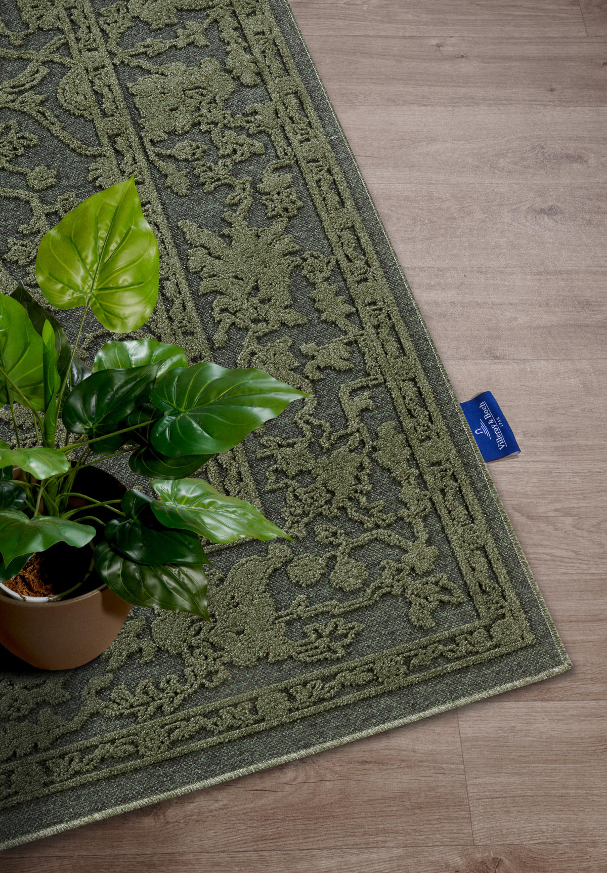 FLACHWEBETEPPICH 200/290 cm Kollektion 1879 Waldgrün  - Waldgrün, Design, Textil (200/290cm) - Villeroy & Boch