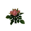 UMELÝ KVET 28 cm - fialová, Natur (28cm)