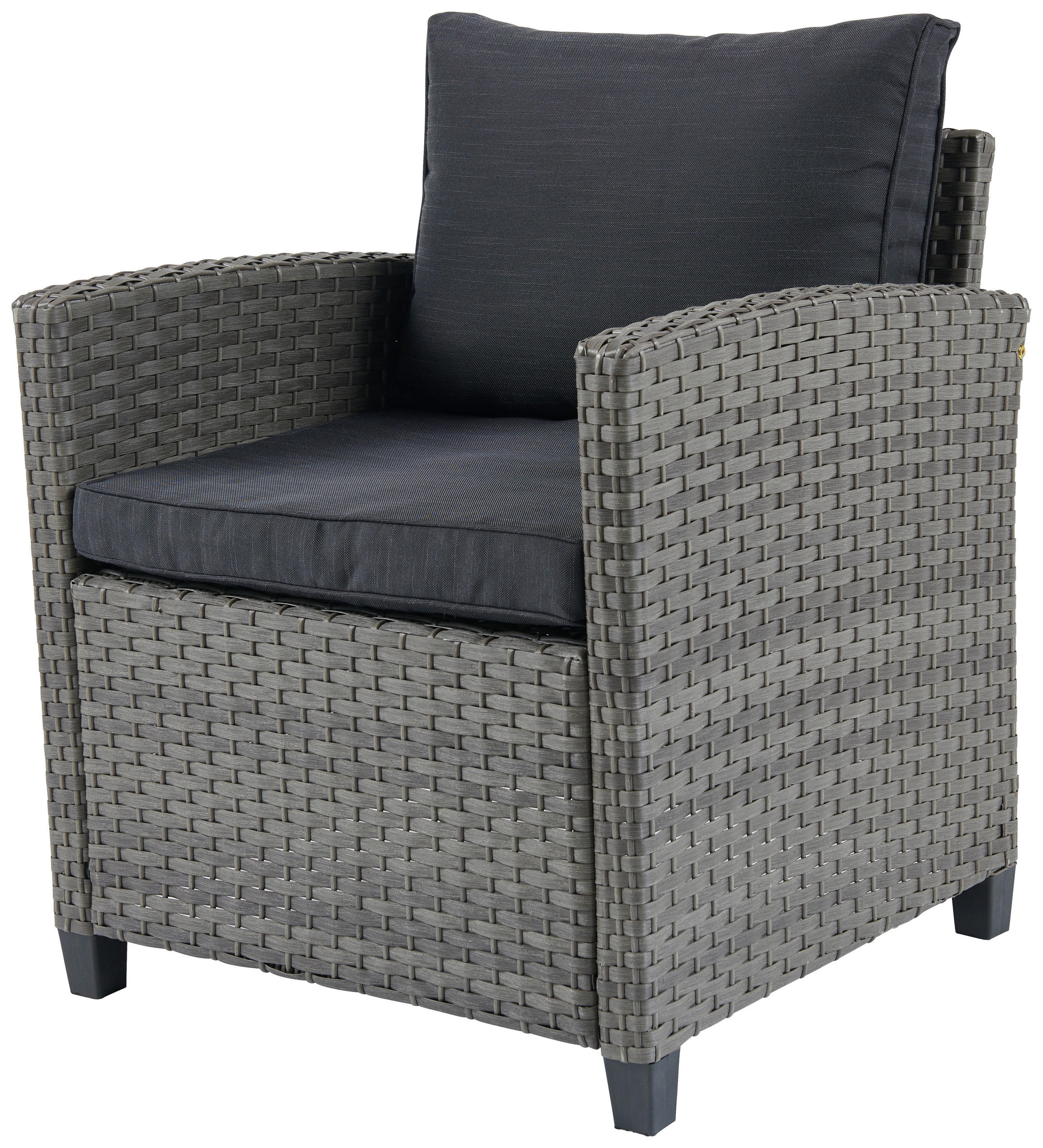 ZAHRADNÍ KŘESLO, kov, plast, textil - šedá/hnědá, Moderní, kov/textil (65/67/73cm) - Ondega
