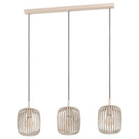 HÄNGELEUCHTE Romazzina 90/20/110 cm   - Sandfarben, Design, Metall (90/20/110cm) - Eglo
