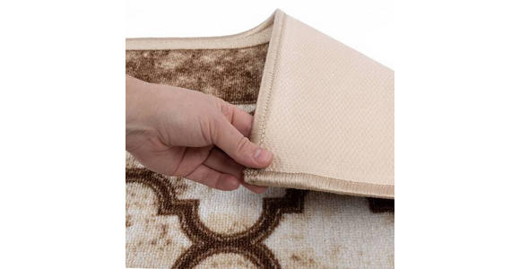 LÄUFER 80/150 cm Braun  - Braun, Design, Kunststoff/Textil (80/150cm) - Novel