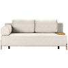 SCHLAFSOFA Bouclé Creme  - Creme/Naturfarben, Design, Holz/Textil (211/88/102cm) - Niels Andersson